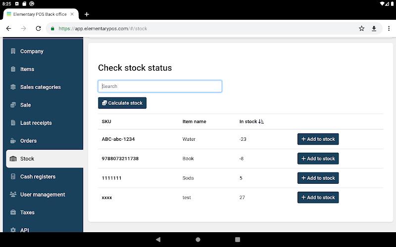 Elementary POS - cash register Screenshot 24 