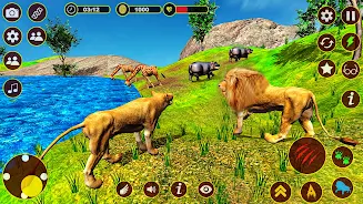 Lion Family King Simulator Screenshot 2 