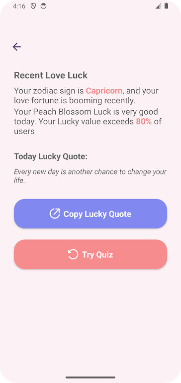 Peach Blossom Luck Every Time Screenshot 3