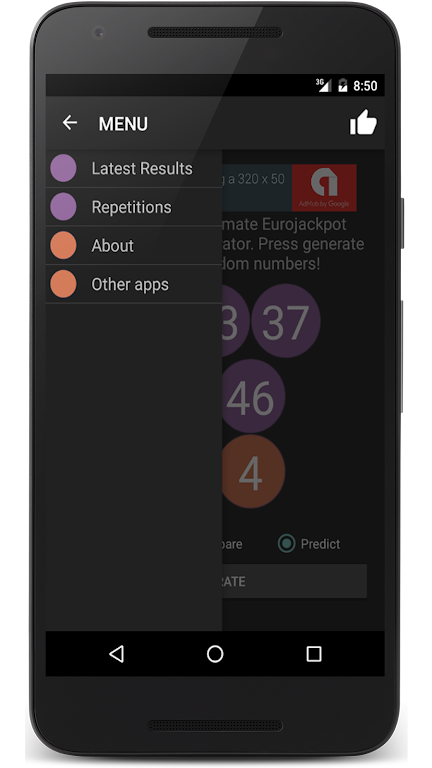 Eurojackpot Generator Screenshot 3 