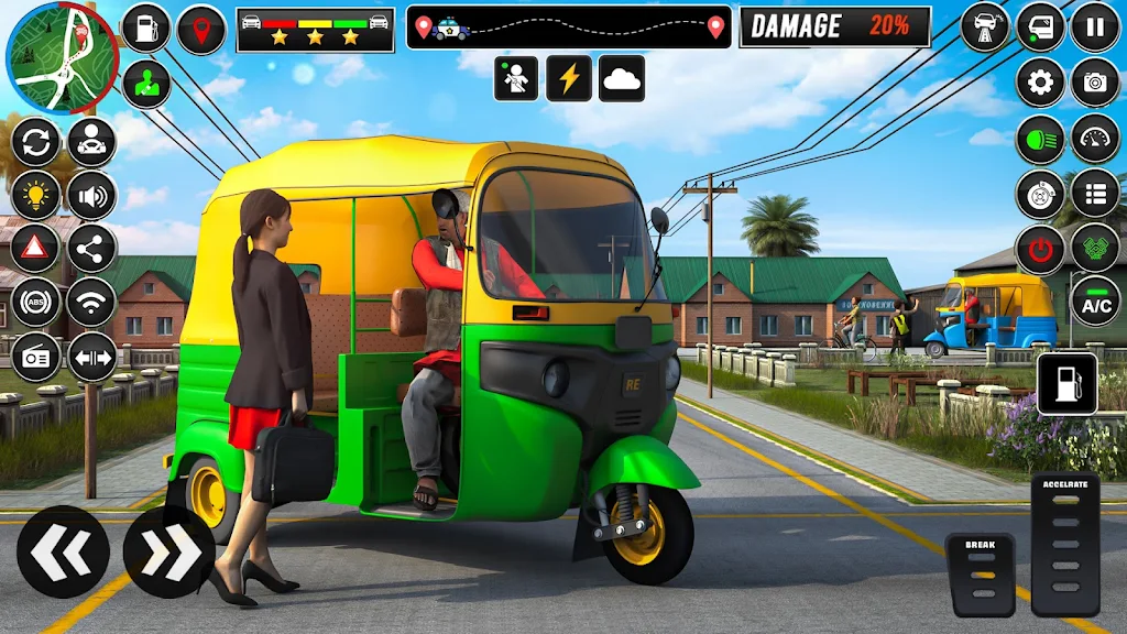 US Auto Rickshaw: Driving Game Screenshot 2 