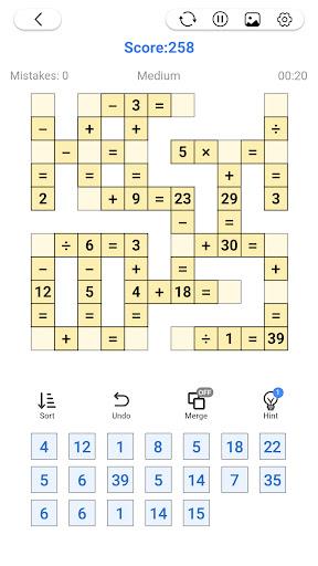 Math Number: Cross Math Puzzle Screenshot 4 