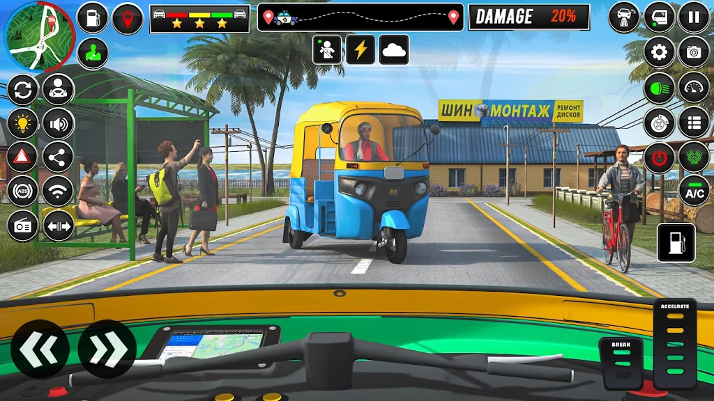 US Auto Rickshaw: Driving Game Screenshot 4