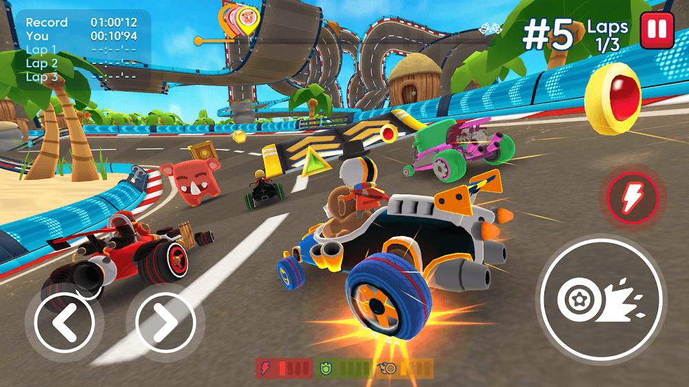 Starlit On Wheels: Super Kart Screenshot 1 