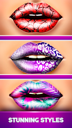 DIY Lip Art: Lipstick Games Screenshot 5