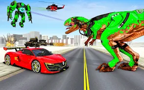 Dino Robot Car Transform Games Screenshot 4 