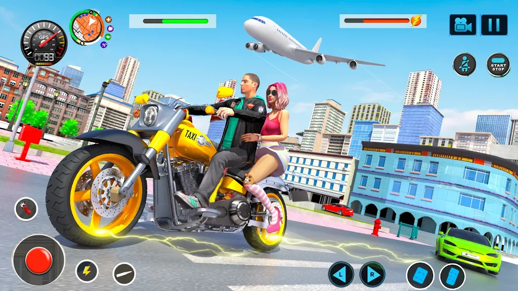 Flying Bike Driving Simulator Screenshot 3 