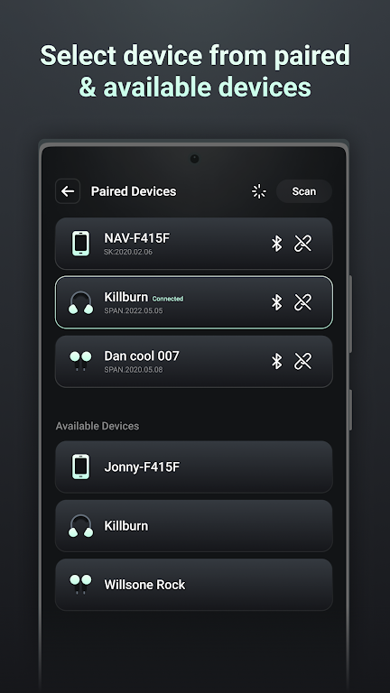 Bluetooth volume controller Screenshot 4