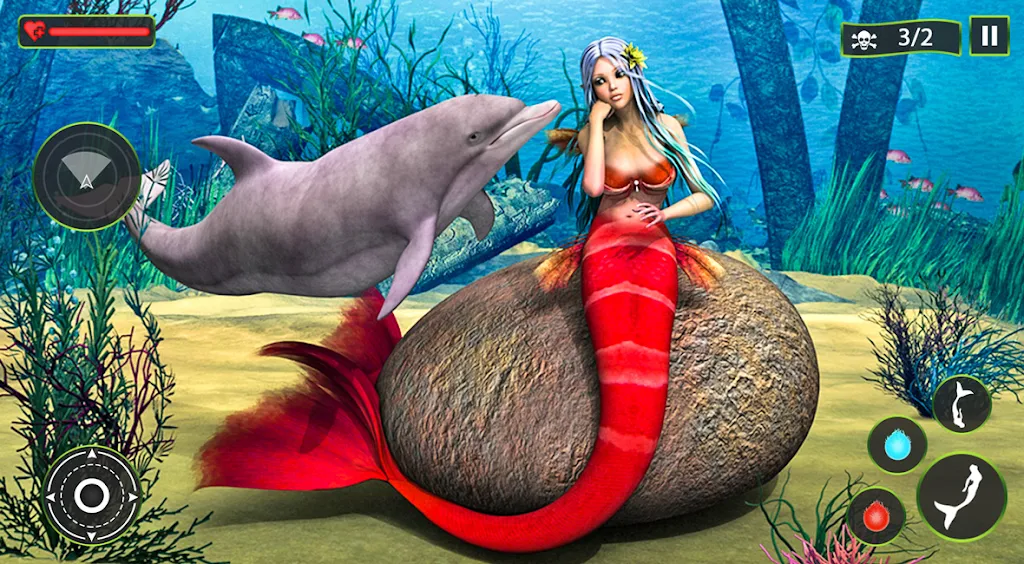 Mermaid Simulator Mermaid Game Screenshot 3