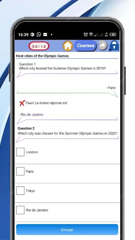 Olympic Games Quiz Screenshot 3 