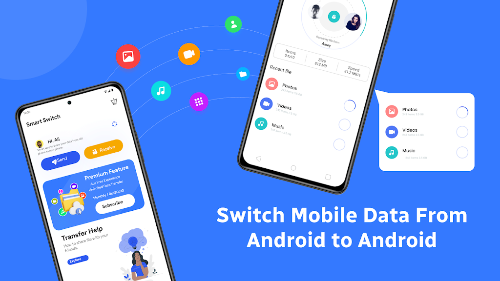 Switch Mobile - Data Transfer Screenshot 2 