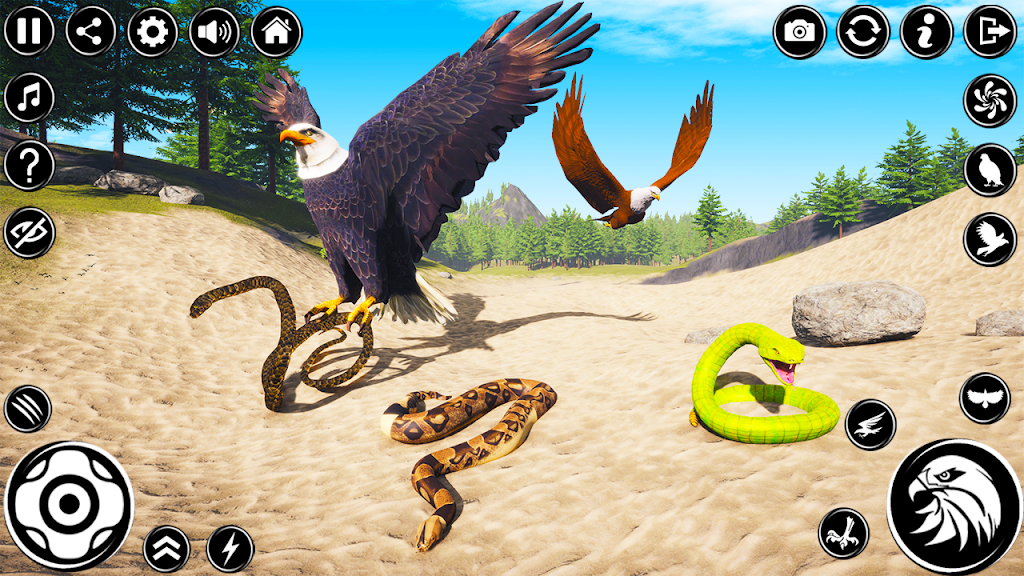 Eagle Simulator: Hunting Games Screenshot 2 