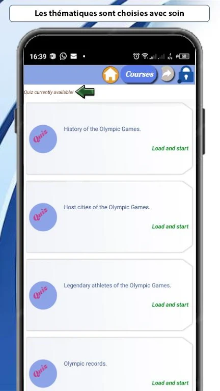 Olympic Games Quiz Screenshot 2