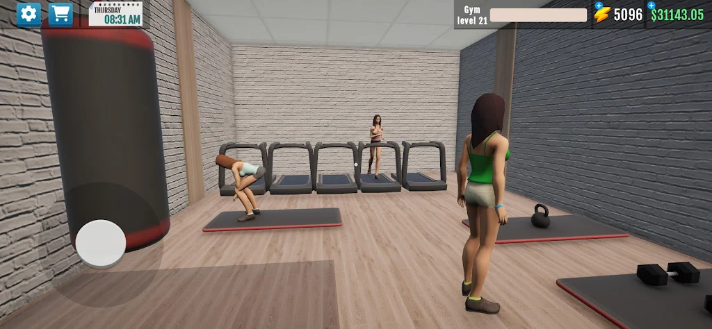 Fitness Gym Simulator Fit 3D Screenshot 2