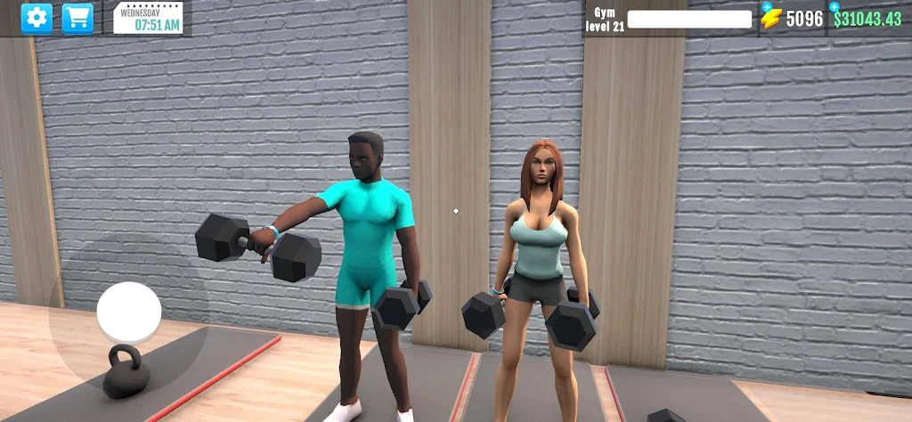 Fitness Gym Simulator Fit 3D Screenshot 1