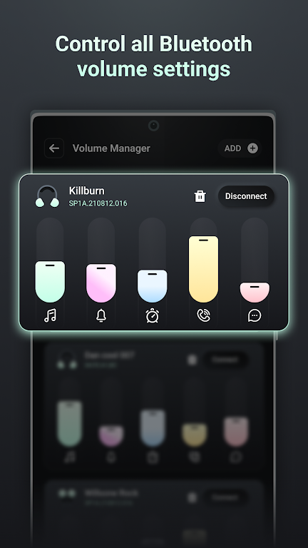 Bluetooth volume controller Screenshot 2