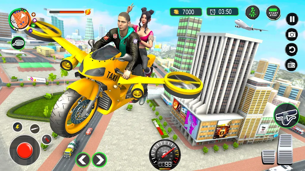 Flying Bike Driving Simulator Screenshot 4