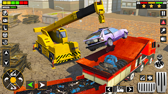 Car Crusher Excavator Games 3d Screenshot 1 