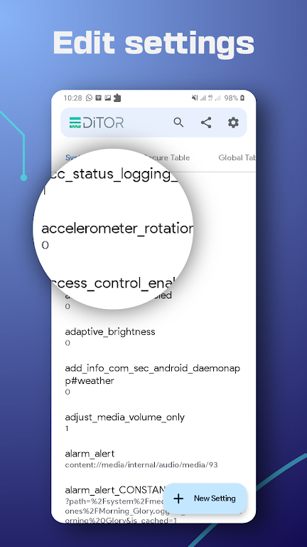 SetEdit: Settings Editor Screenshot 4 