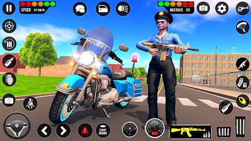 Police Highway Chase in City - Crime Racing Games Screenshot 2 