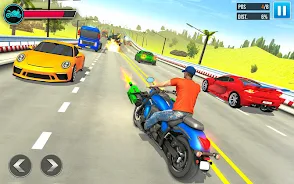 Bike racing: 3D Shooting game Screenshot 5 