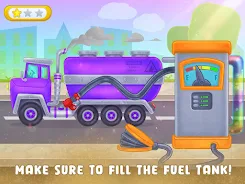 Kids Oil Tanker: Truck Games Screenshot 4 