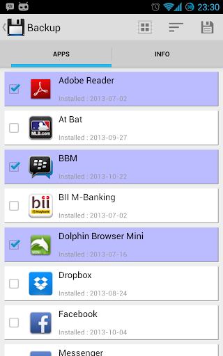 App List Backup Screenshot 2