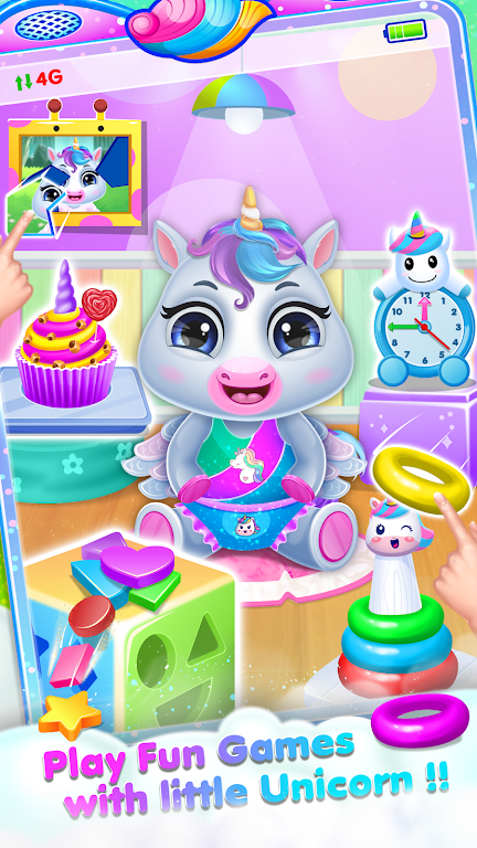 Baby Unicorn Care Game Screenshot 3