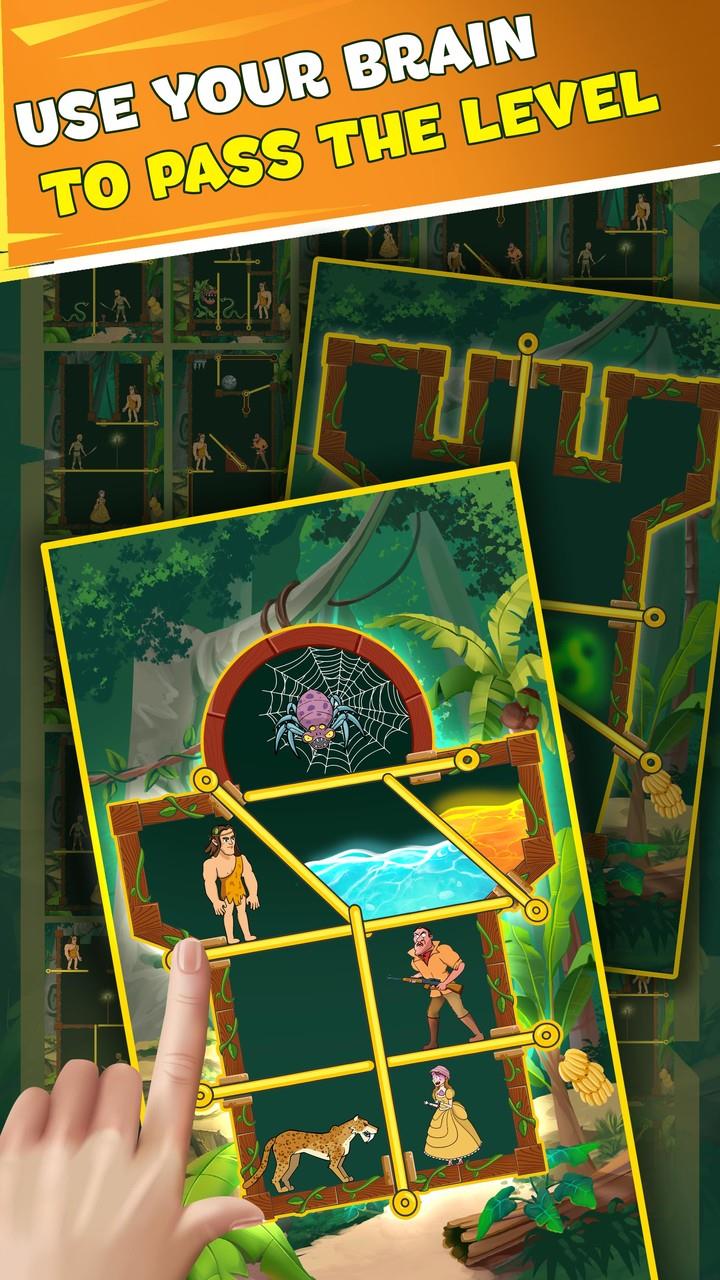 The Jungle Chaos: Pin Puzzle Screenshot 5