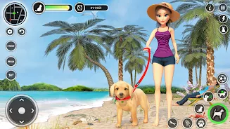 Dog Simulator Pet Dog Games 3D Screenshot 1