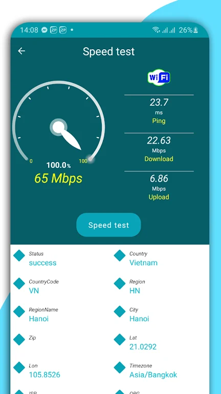 Speed Test Meter: WiFi, 5G, 4G Screenshot 2 