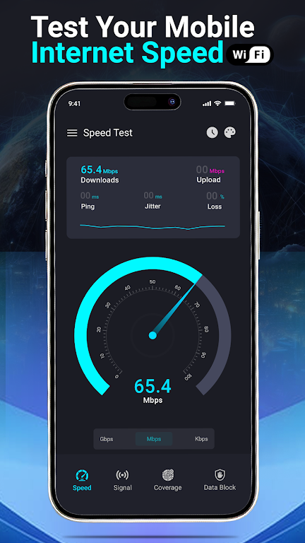 Internet Speed Test Meter Screenshot 2 