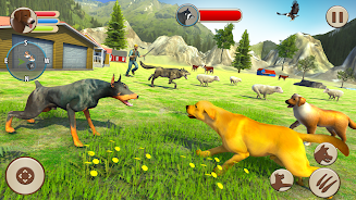 Dog Family Sim Animal Games Screenshot 2