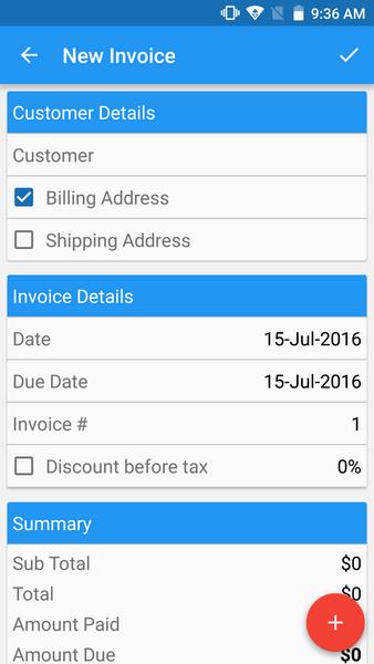 Moon Invoice - Time Tracking Screenshot 2 