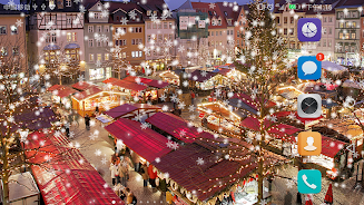 Christmas snow live wallpaper Screenshot 6 