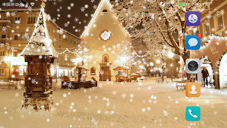 Christmas snow live wallpaper Screenshot 5 