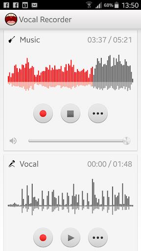 Vocal Recorder TwoTrack Studio Screenshot 3