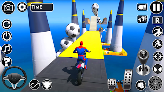 Superhero Tricky Bike Stunt Screenshot 5