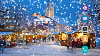 Christmas snow live wallpaper Screenshot 7