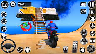 Superhero Tricky Bike Stunt Screenshot 2