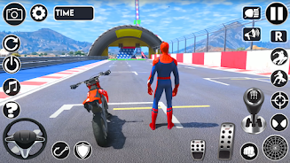 Superhero Tricky Bike Stunt Screenshot 1 