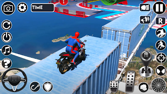 Superhero Tricky Bike Stunt Screenshot 4 