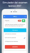 Simulador Examen ANT Ecuador Screenshot 1