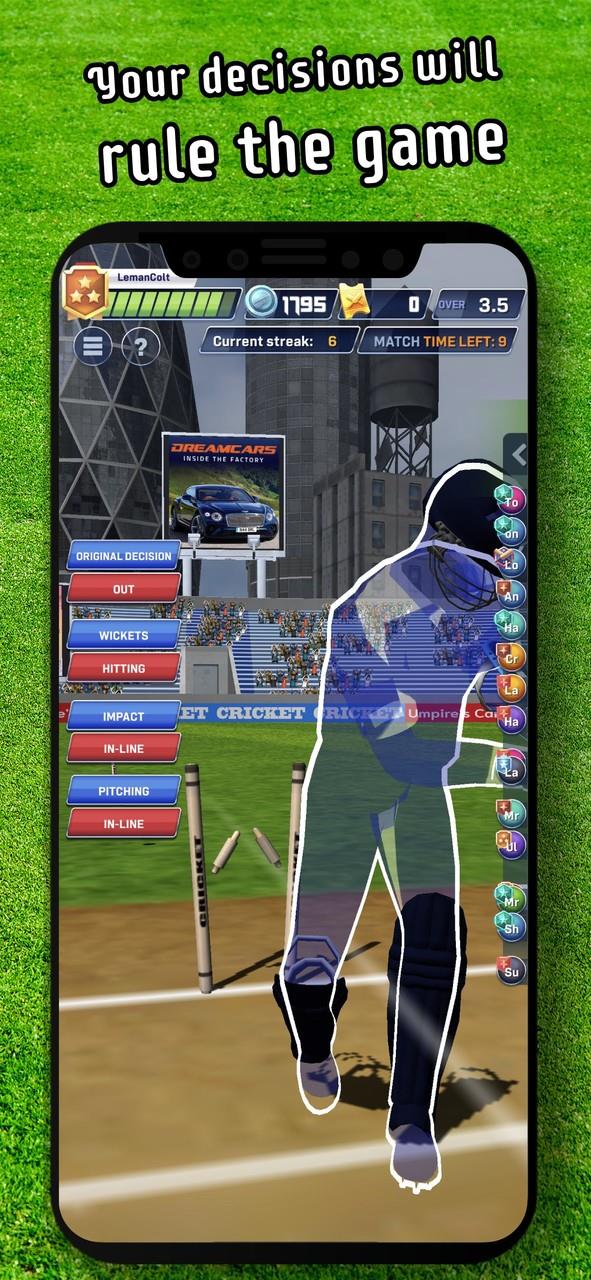 Cricket LBW - Umpire's Call Screenshot 2