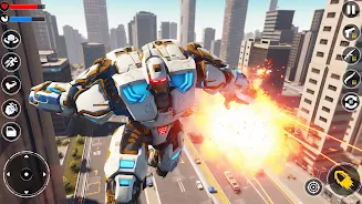 Robot Car Transformer Games 3D Screenshot 7