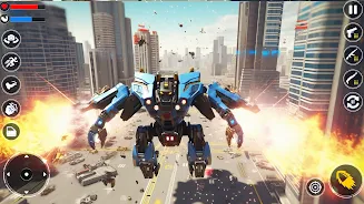 Robot Car Transformer Games 3D Screenshot 8 