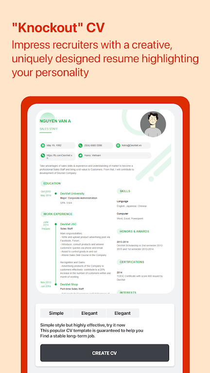 Cover Letter for Job App Screenshot 3 