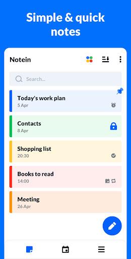 Notepad, Notes, Lists - Notein Screenshot 1 