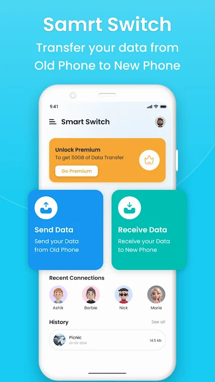 Smart Switch - Phone Transfer Screenshot 1 