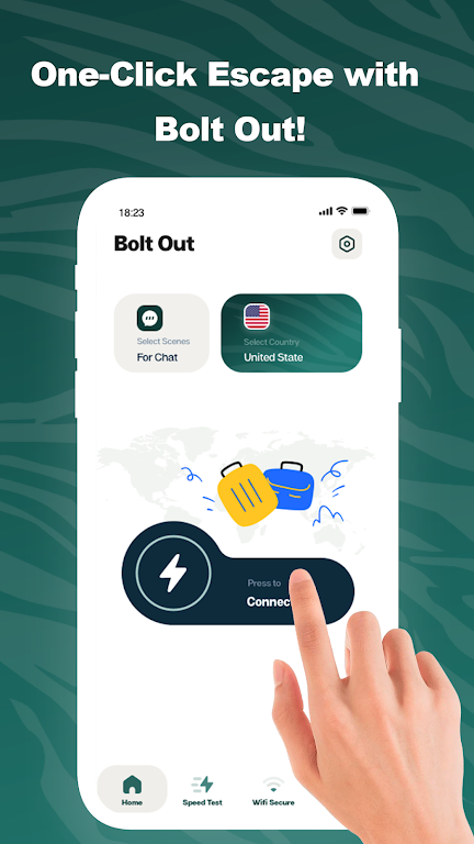 Bolt Out - Safe & Fast VPN Screenshot 1 